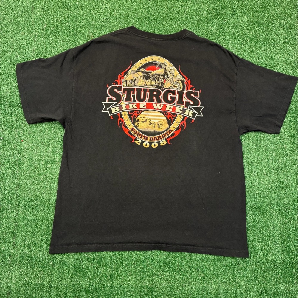 Y2K 2000's Sturgis Bike Week Motocycle Graphic T-shirt